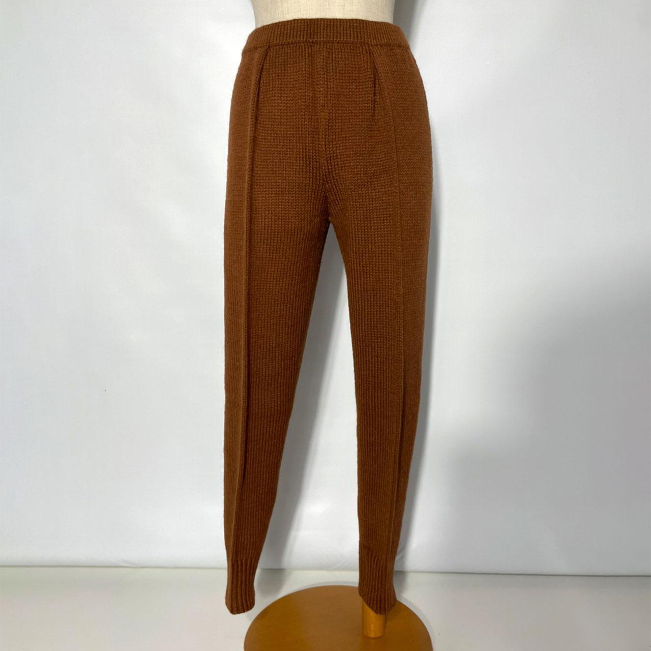 ウール１００％ スリムパンツ ブラウン　254 SLIM PT BROWN 14,800円