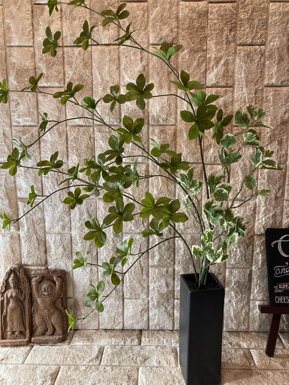 光触媒　人工観葉植物　ウォールグリーン　フェイク　アレンジ　ドウダンスピンドル 2枚目の画像