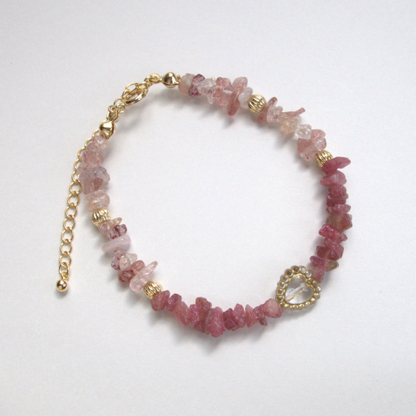 trollbeads ストロベリークオーツ ストロベリークォーツ ペンダントトップ No.12【1点もの