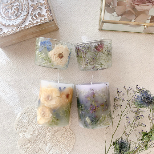 アフターブーケキャンドル《ジェルキャンドルホルダー①》 大切な記念