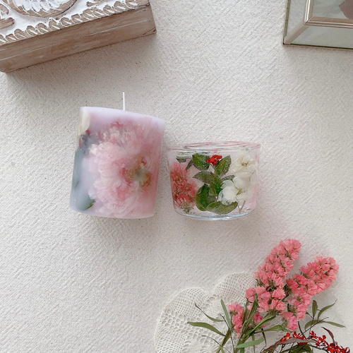 アフターブーケキャンドル《ジェルキャンドルホルダー①》 大切な記念