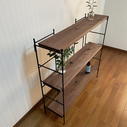 新商品‼️手作りアイアン家具 アイアンシェルフ折り畳みラック 新商品‼️手作りアイアン家具 アイアンシェルフ折り畳みラック