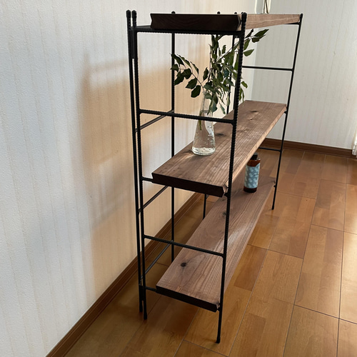 新商品‼️手作りアイアン家具 アイアンシェルフ折り畳みラック 新商品‼️手作りアイアン家具 アイアンシェルフ折り畳みラック