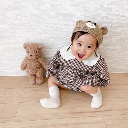 メタモルフォーゼ おえかきくまちゃん カチューシャ くまさん帽子（顔つき） 帽子(ベビー・キッズ) coco. 通販