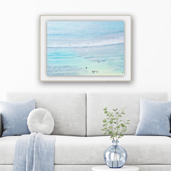 写真・グラフィックデザインポスター Relax Ocean/海 波 ハワイ 自然 風景写真 ミニマル タイポグラフィ 4枚目の画像
