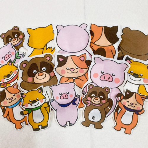 9曲対応　5つセット　おべんとうバス　まぁるいたまご　こぶたぬきつねこ 9曲対応 5つセット おべんとうバス まぁるいたまご こぶたぬきつねこ