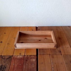 浅型木箱製作】Sサイズ 陳列 ディスプレイ / 自然塗装 サイズオーダー