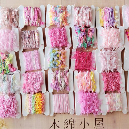再販多数】めっちゃ可愛い ピンクのちょこっと糸 アソート30個