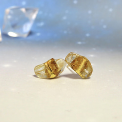 星の瞬き＊Rutile quartz×Citrine＊金継ぎ／S size 6枚目の画像