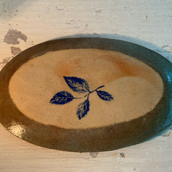 葉拓與時光的叨絮_陶器餐盤 第2張的照片