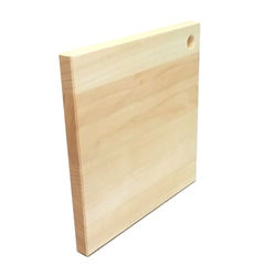 正方形 木製まな板 いちょう無垢材加工 使いやすいスクエアタイプ（正方形Sサイズ）※削り直しサービスあり※ 2枚目の画像