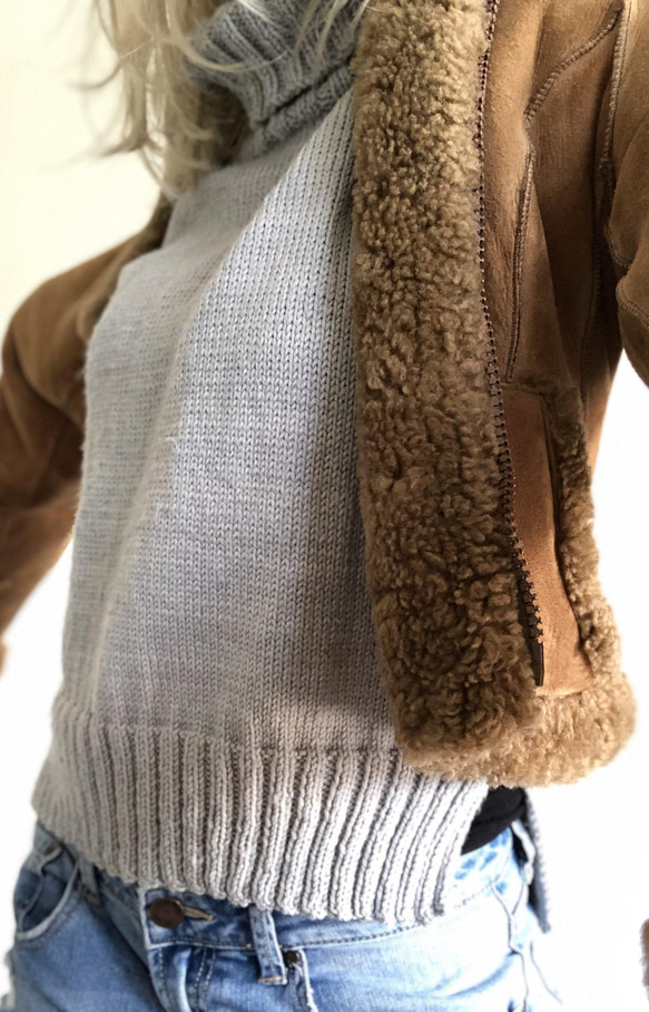 編み図(英語)　#129  8ply Jumper　（送料込） 3枚目の画像