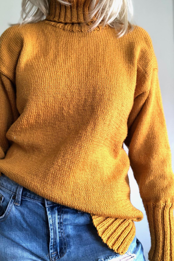 編み図(英語)　#129  8ply Jumper　（送料込） 1枚目の画像