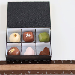 チョコレート　6個ギフトセット　✿1/6ミニチュア　≪ドール・ままごと・撮影小物≫　 5枚目の画像