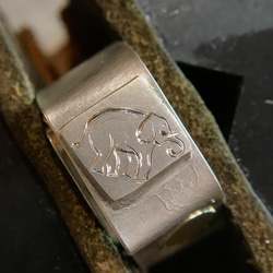 18K silver925 フリーサイズ #12〜20 クロップ リング 2 11枚目の画像