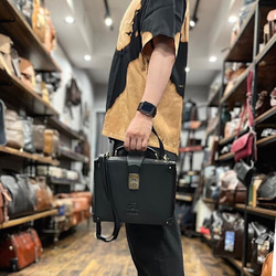 【數量有限】2way Valise 小公事包 Eaton 黑色 第10張的照片