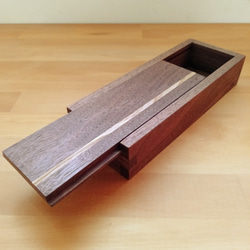 木製 ペンケース(筆箱) ｜ ウォールナット （贈り物、プレゼントにも） 4枚目の画像