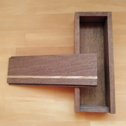 木製 ペンケース(筆箱) ｜ ウォールナット （贈り物、プレゼントにも） 5枚目の画像