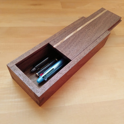 木製 ペンケース(筆箱) ｜ ウォールナット （贈り物、プレゼントにも） 7枚目の画像