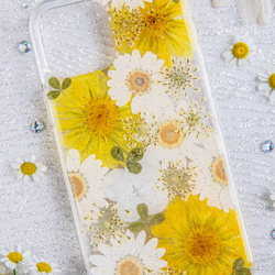 全機種対応iPhone13 Xperia Galaxy マホケース 押し花ケース 人気 押し花 ❀ケース 花束 花物語 4枚目の画像