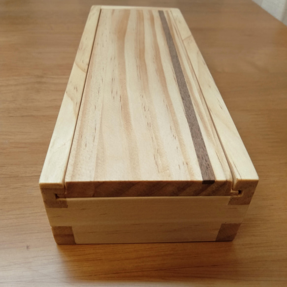 木製 ペンケース(筆箱) ｜ パイン （贈り物、プレゼントにも） 2枚目の画像