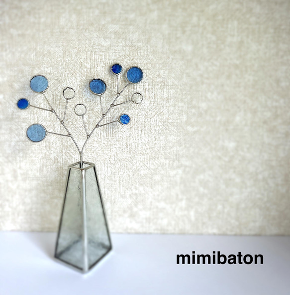 ⚫︎受注製作⚫︎mimibaton＊ステンドグラスツリー＊ 1枚目の画像