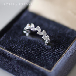 Stella Bridal＊SV925＊2WAY＊キュービックジルコニア イヤーカフ＆リング ルスカス 1枚目の画像