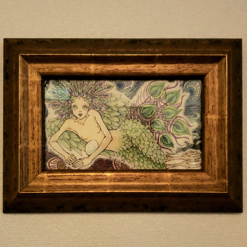 水彩画 原画額装済み