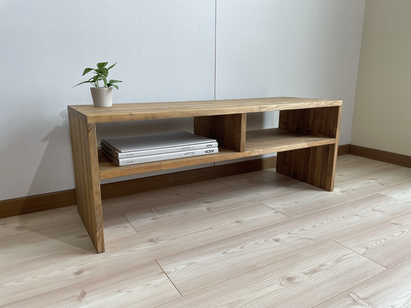 【サイズオーダー可】木のぬくもり感じるテレビボード・仕切り・MW サイズオーダー可】木のぬくもり感じるテレビボード・仕切り・ミディアム