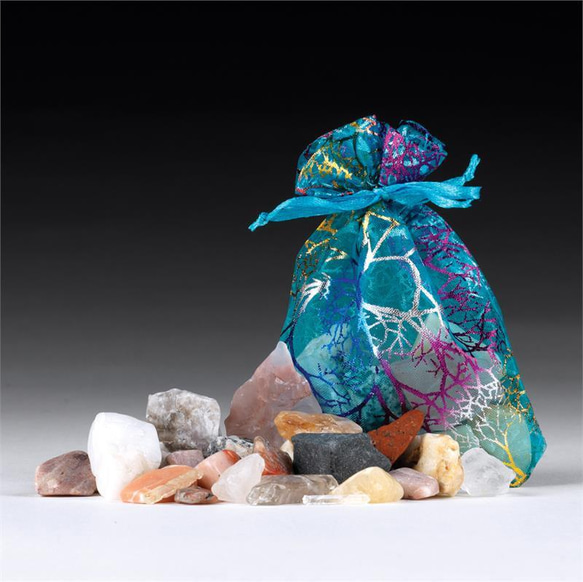 H&E社　ドリームポーチ　【アゼツライト１６】　(ID:kep030) ハンドメイド素材 天然石 QGW1245114366(9620円)