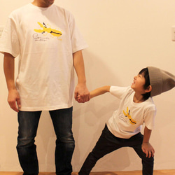 【大人】6歳昆虫キッズ デザインTシャツ｜クワガタイラスト｜半袖｜親子コーデ 6枚目の画像