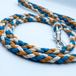 パラコード6つ編みリード 小型犬•中型犬 パラコード リード リード