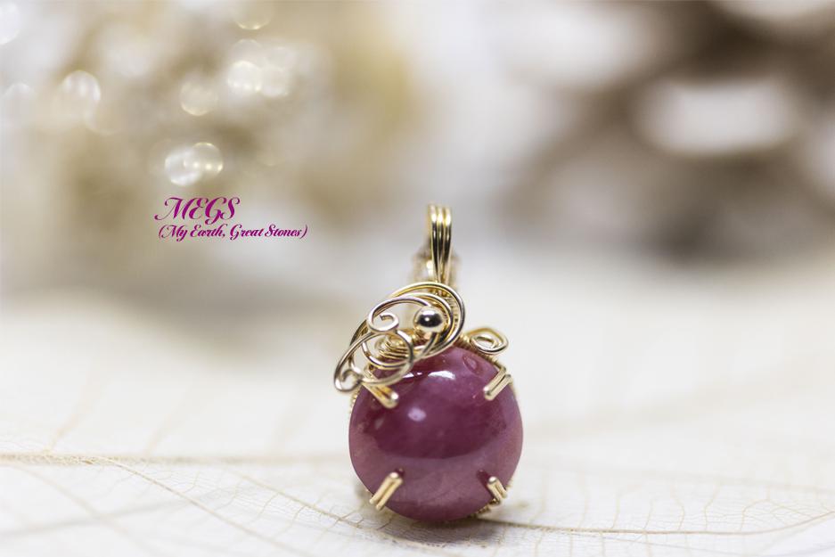 【14KGF】ロードナイト ～Petit ワイヤーアートペンダントトップ【満月制作】