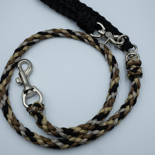 犬用八つ編みリード パラコード8つ編みリード 中型犬・大型犬 パラコードリード パラ