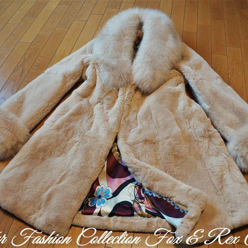 ヨーロッパ貴族的な雰囲気漂う☆ふかふかベージュフォックスファー