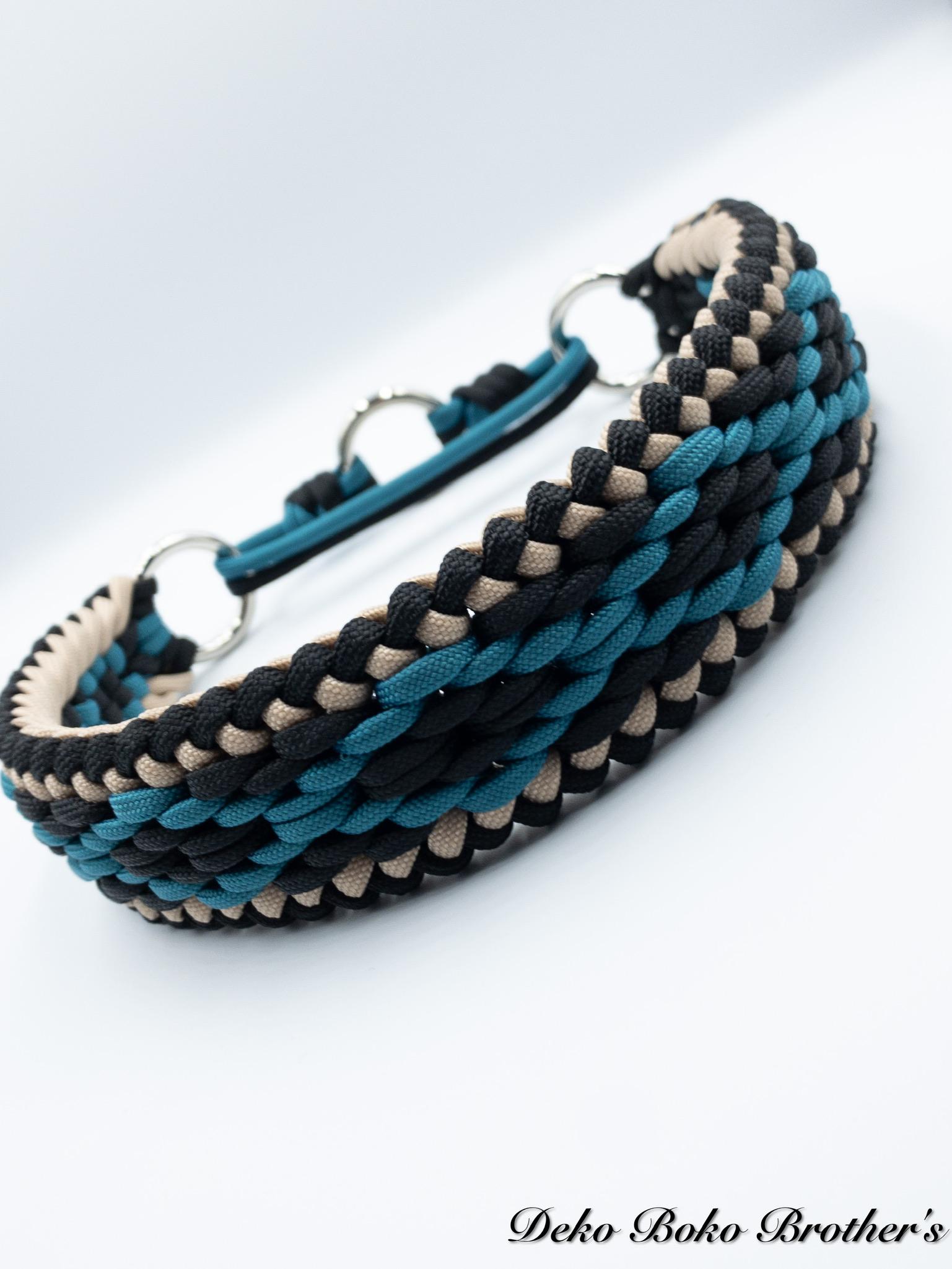 パラコード首輪 デザインNo.5 中型犬・大型犬 リード・首輪