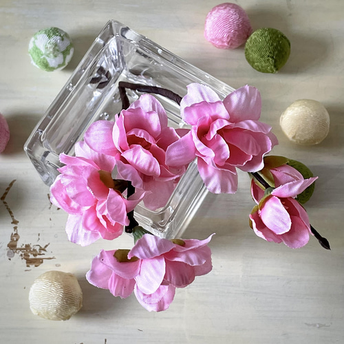 ラッピング無料！桃の花S マジカルウォーター フラワー