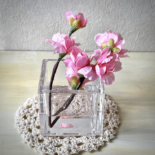 ラッピング無料！桃の花S マジカルウォーター フラワー