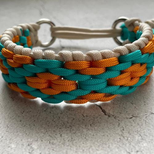 パラコード首輪 デザインNo.9 小型犬・中型犬 リード・首輪 dekoboko