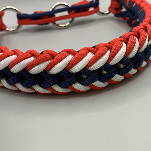 オーダー製作】パラコード首輪 デザインNo.2 小型犬・中型犬・大型犬
