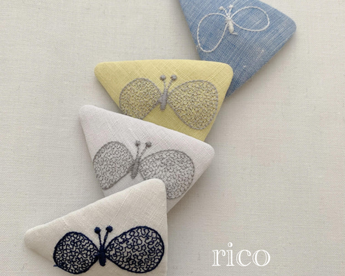 minä perhonen パッチンピン  7cmトライアングル　#341 新作！minaperhonenトライアングルパッチン♡ ヘアクリップ・バナナ