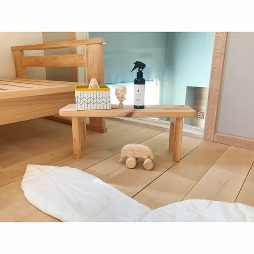木製 キッズチェア かわいい♡『miniベンチ』木製スツール 木製ベンチ