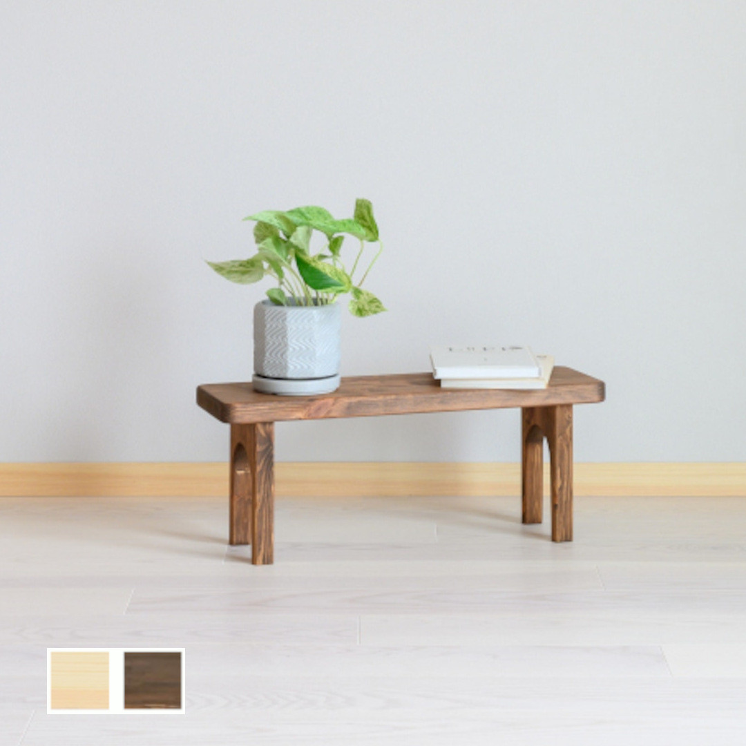 木製 キッズチェア かわいい♡『miniベンチ』木製スツール 木製ベンチ 木製椅子 子供用椅子 木工職人造り