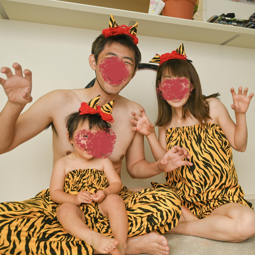 即日発送可能！節分に♥ かわいい鬼のパンツ&ビスチェ（おまけでツノ