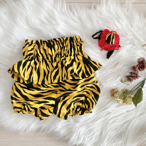 即日発送可能！節分に♥ かわいい鬼のパンツ&ビスチェ（おまけでツノ