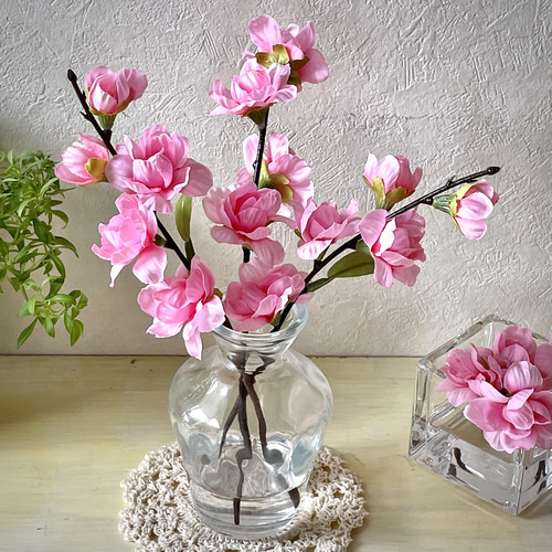 Creema限定 ラッピング無料！桃の花L ひなまつりカラー ギフト