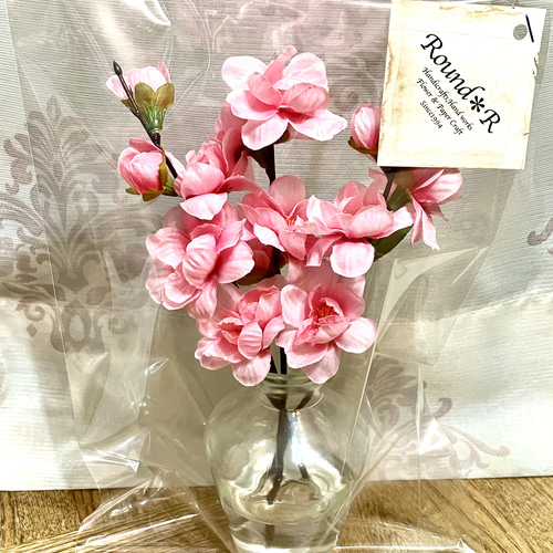 Creema限定 ラッピング無料！桃の花L ひなまつりカラー ギフト