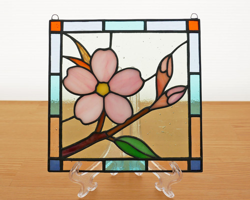 ご予約品】ステンドグラス ミニパネル 桜ii 15cm その他