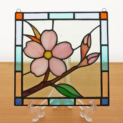 ご予約品】ステンドグラス ミニパネル 桜ii 15cm その他