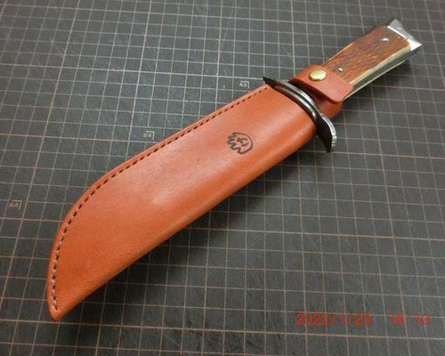 『K04C』未使用★ATROPOS KNIFE　アトロポス ナイフ レザーシース付き 6b2701e77db0d00952ad2f6c0b3c39